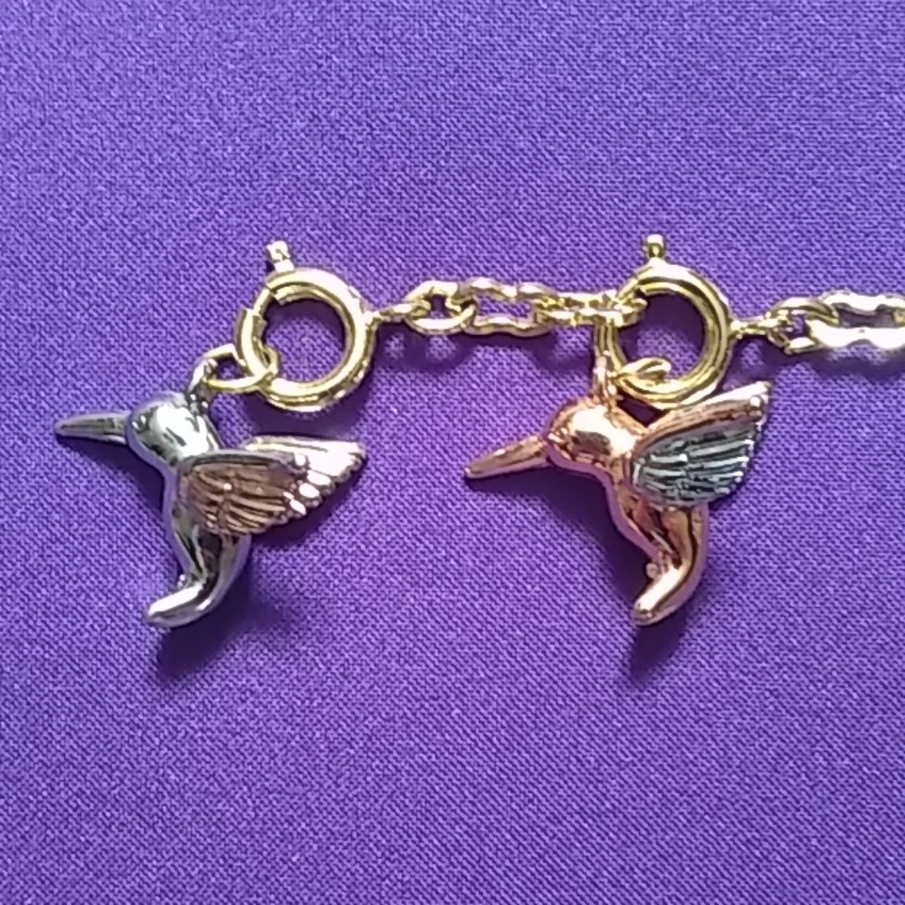 Joan Rivers Noah's Ark Hummingbird Charms #0036 - Gem